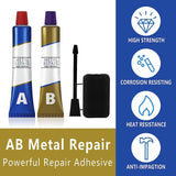 Magic Repair Super Adhesive (A+B), For all type of surfaces like metal, plastic, wood etc Water Tank leakage, Plugging, Welding, Resistance to heat & cold- 100g (50g each)