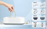 Portable Ultrasonic Cleaner for Glasses,Brush, Jewelry & Watches with 360° Deep Clean