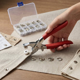 Heavy Duty Snap Button Plier Tool Kit | No-Sew Instant Press Buttons