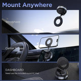 Magrip Pro Universal Magnetic Mount for All Smartphones – Stick Anywhere | Drive Hands-Free with Ultra Strong Magnetic Phone Holder