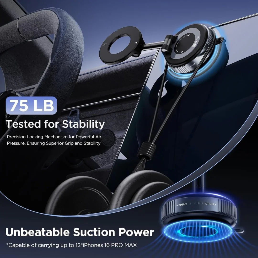 Magrip Pro Universal Magnetic Mount for All Smartphones – Stick Anywhere | Drive Hands-Free with Ultra Strong Magnetic Phone Holder