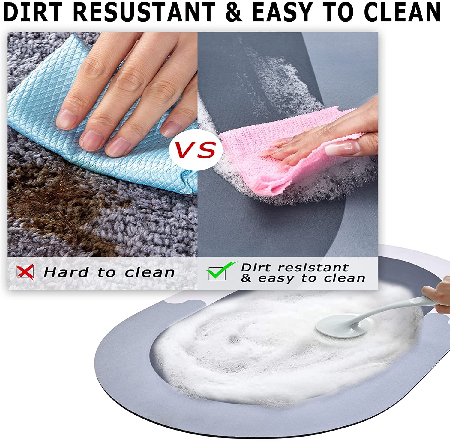 Multi Functional Non-Slip | Quick Dry | Super Absorbent Floor Mat