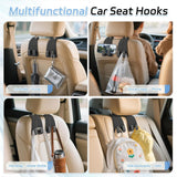 Premium Leather Car Seat Hooks: The Ultimate Stylish Car Organizer
