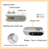 Mini Portable Bag sealer – Keep Snacks Fresh & Crispy | USB-C Rechargeable & Magnetic