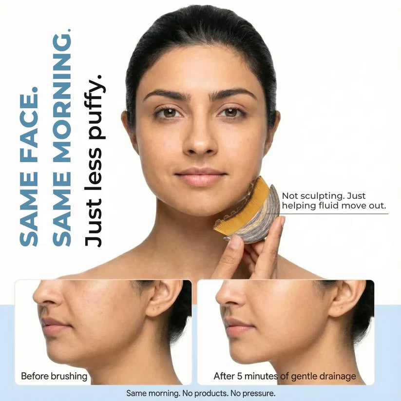 The Ultimate Lymphatic Contour Facial Massager Brush (Gua sha Brush) – Sculpt, Lift & Glow