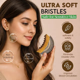 The Ultimate Lymphatic Contour Facial Massager Brush (Gua sha Brush) – Sculpt, Lift & Glow
